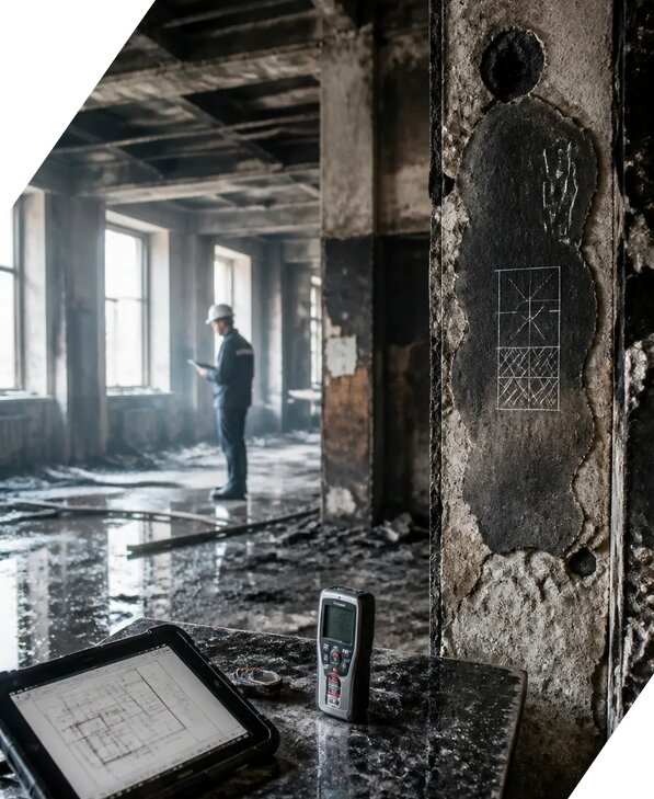 Обследование зданий после пожара в Крымске от 15545 р. | ЭкспертизаРоссия