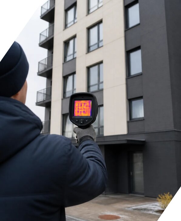 Тепловизионное обследование зданий в Крымске от 5182 р. | ЭкспертизаРоссия